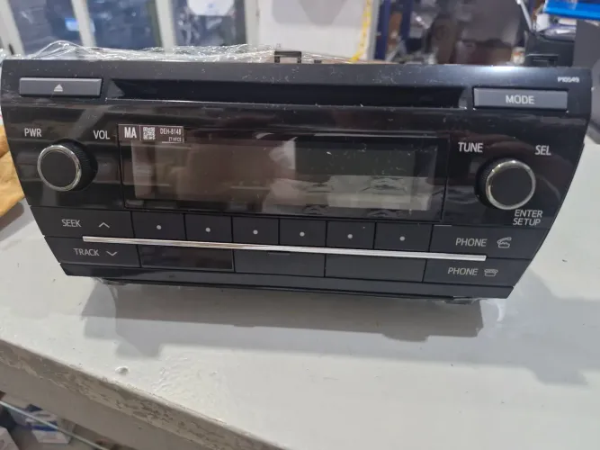 Radio CD Player Bluetooth Toyota Corolla 2014/2019 Original Novo 