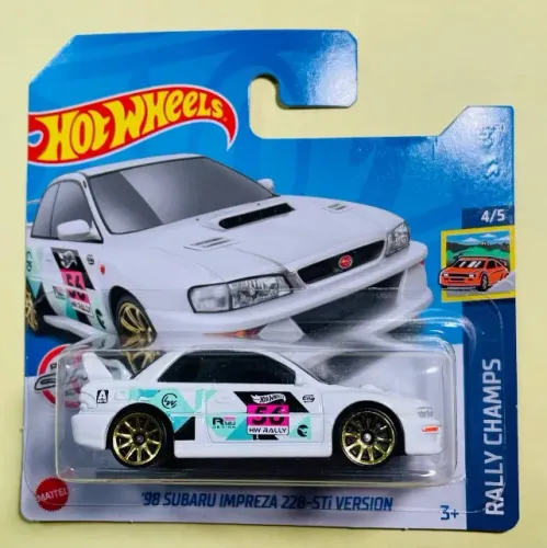 `98 Subaru Impreza 22B-STi Version T-Hunt (Treasure Hunt) Marca Cinza 223/250 Rally Champs