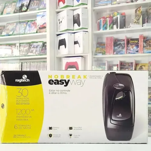 Nobreak Ragtech Easyway 1200VA proteja seu videogame