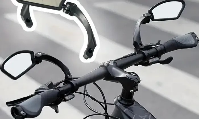 Espelhos retrovisores para bicicletas urbanas