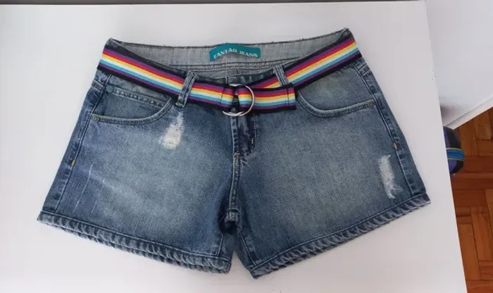 Shorts jeans NOVO Cantão P