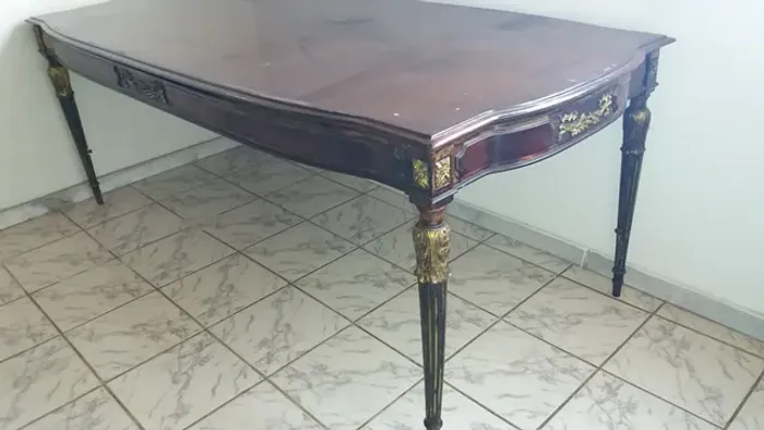 Mesa madeira maciça década de 60