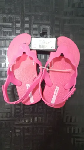 Sandália ipanema infantil rosa tamanho 22