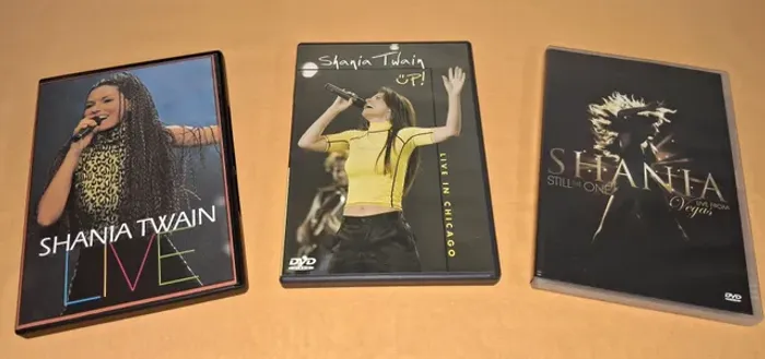 3 DVD's de Shania Twain