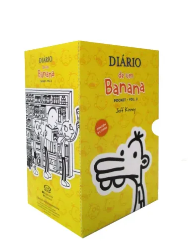 Caixa Diário De Um Banana - Volume 2 (5 Livros) (Usado)