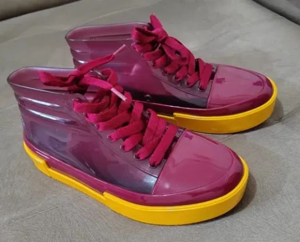 Tênis Melissa Gadget - vermelho + amarelo