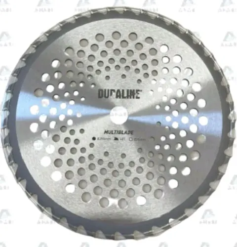Lâmina disco Duraline para roçadeira 40 dentes videa 255mm furo 20mm