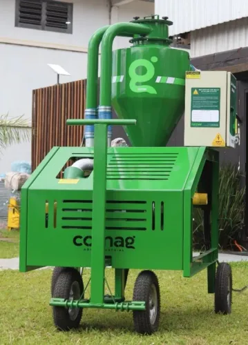 Máquina suga/empurra (milho, soja e outros grãos)