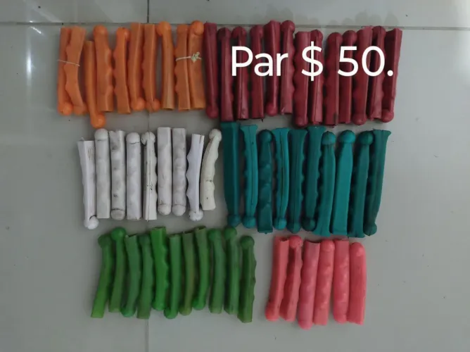 Manoplas de Ciclismo Coloridas - Par $50.