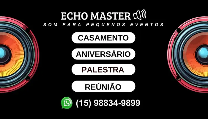 Locação de equipamentos de som