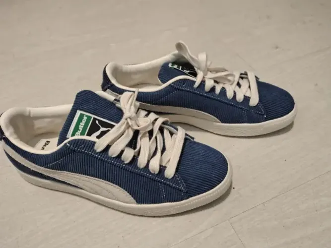 Tenis Puma Basket Vintage Butter Goods Jeans Azul Escuro - 36 - Edição Limitada  381099-01
