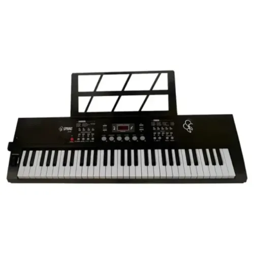 Teclado Musical Spring 61 Teclas Tc-061 Preto