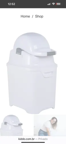 Lixeira antiodor kiddo