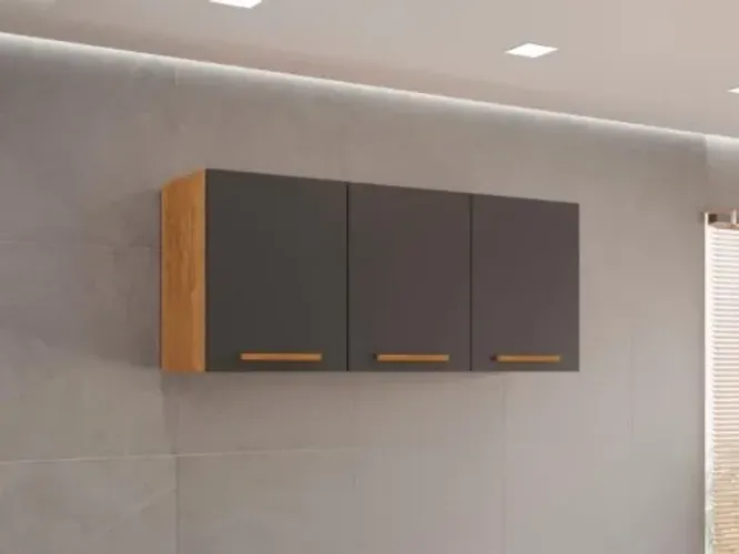 Armário de Cozinha Aéreo New Valência Triplo 1,20m l43