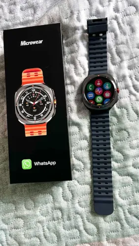 Smartwatch MA27 Relogio Inteligente Galaxy Watch Ultra GPS Microwear