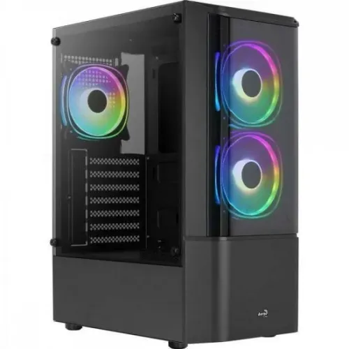 Gabinete Gamer Aerocool Quantum V2 *Com 3 Fans Led Rgb* - ATX, Micro-ATX Mini-ITX - WZetta
