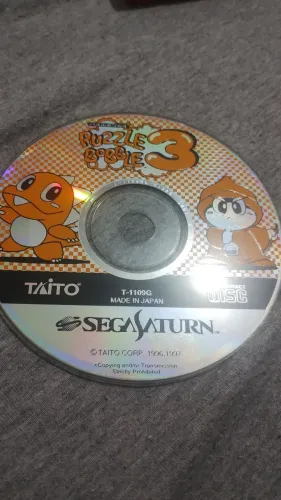 Puzzle bobble 3 original japonês sega Saturno 