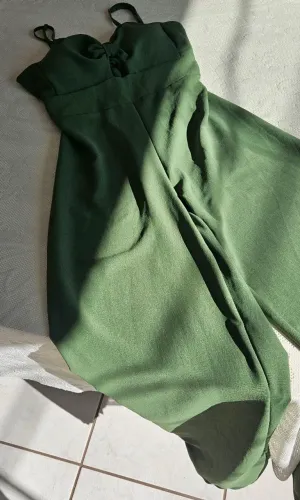 Macacão longo verde
