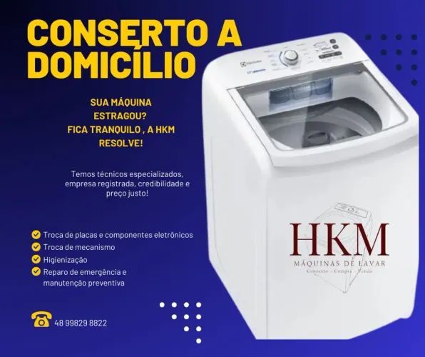 Conserto máquinas de lavar roupas 