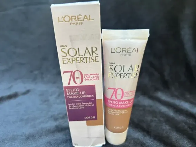 solar expertise efeito makeup cor 3.0 fps70 30g