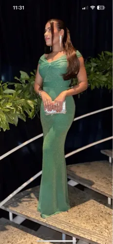 Vestido de festa verde