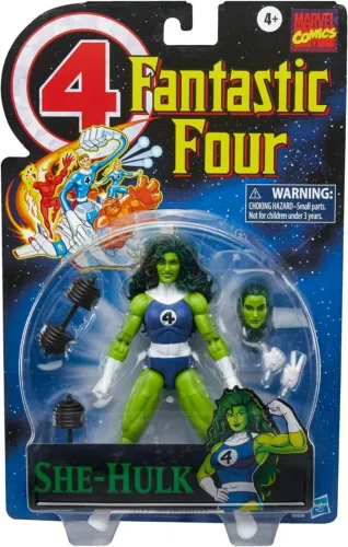 Marvel Legends Retro Fantastic Four / Quarteto Fantástico - She-Hulk / Mulher-Hulk