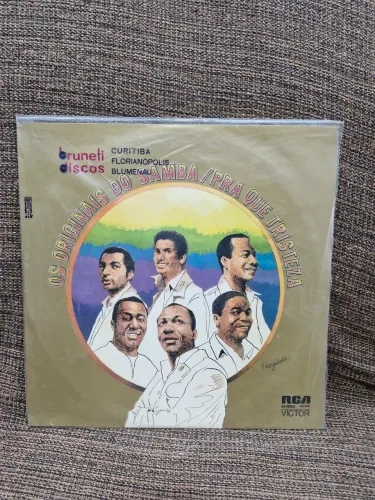 Disco de Vinil - Os Originais do Samba - Pra Que Tristeza