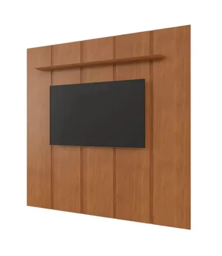 Painel de TV Amadeirado 1,84 x 2,17 FRETE E MONTAGEM GRÁTIS 