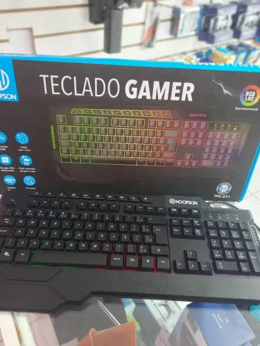 Teclado Gamer HoopSon RGB Semimecanico 