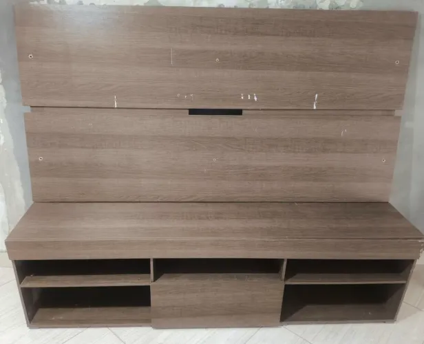 Rack com Painel Sobreposto para TV até 65 Polegadas Madesa Everest 