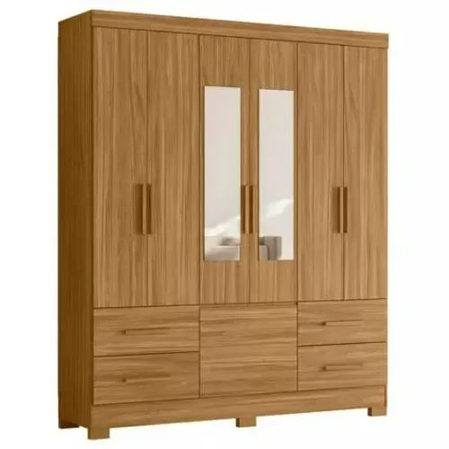 Guarda Roupa Casal 7 Portas 4 Gavetas com Espelho (((FAZEMOS ENTREGAS)))
