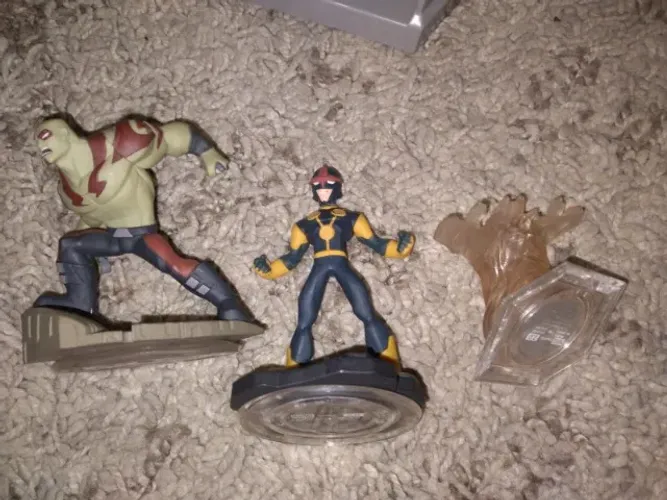 Lote 3 Bonecos Disney Infinity 2.0 Usados (Usado)