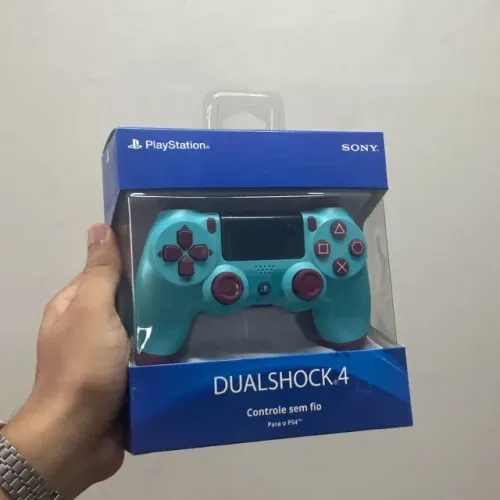 CONTROLE PS4 SONY, AZUL CLARO