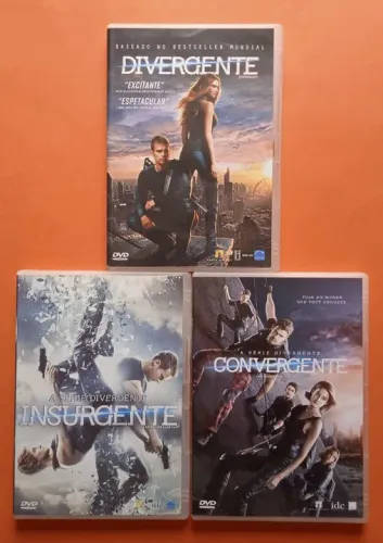 Dvd Divergente + Insurgente + Convergente (Lacrados)