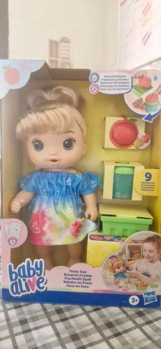 Boneca Baby Alive Hora do Suco nova