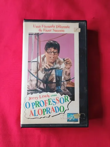 Fita VHS - filme O PROFESSOR ALOPRADO com o gênio Jerry Lewis