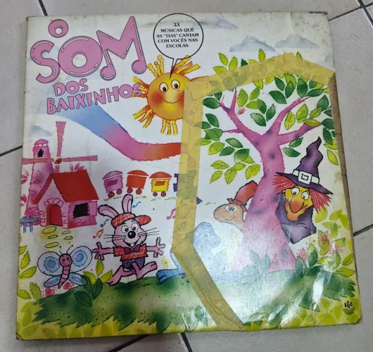 Disco de vinil o som dos Baixinhos
