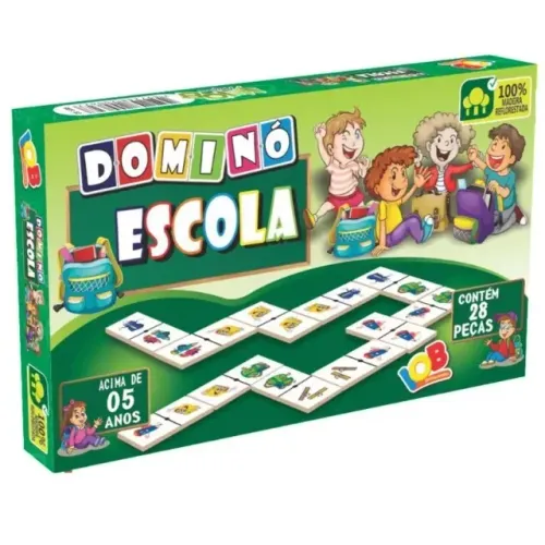 Jogo Pedagógico Dominó Escola Educativo Iob - IOB -