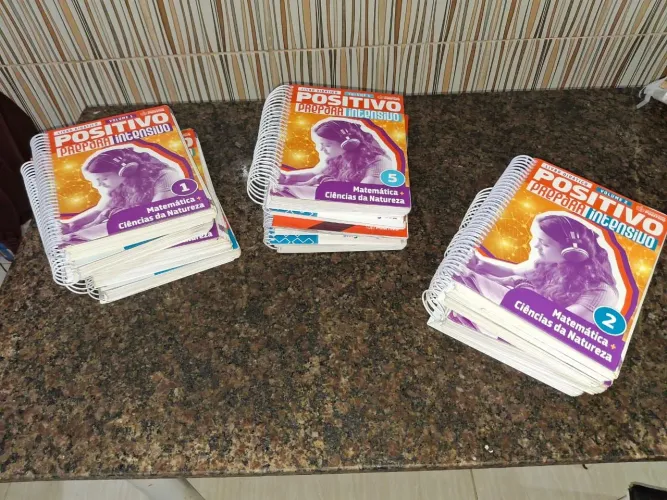 Livros Didáticos Positivo Propora Intensivo - Volumes 1, 2 , 3 , 4 e 5