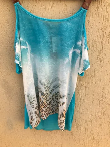 Blusa em Animal Print Doce Trama