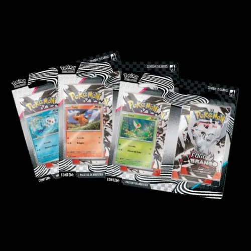 Pokemon blister quaduplo pokemon - Fogo branco Novo Loja Coimbra Computadores