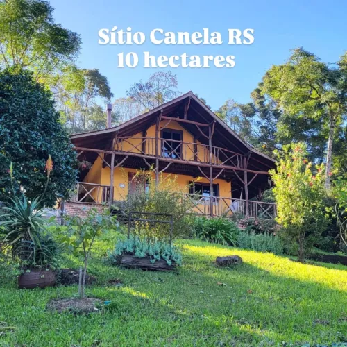 Sítio de 10 hectares em canela 