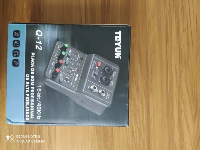 Mesa de som Teyun Q-12 | 16-bit/48KHz