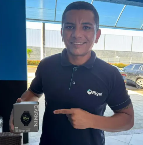 RELÓGIO GARMIN FORERUNNER 265S NOVO, NOTA, LOJA FÍSICA BH