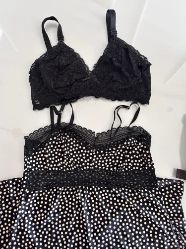 Sutiã de amamentação + camisola 