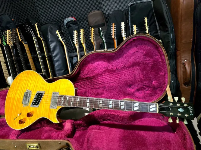 Gibson Les Paul Nighthawk Standard St-2 Trans Amber 1994 /ñ epiphone prs fender ibanez esp