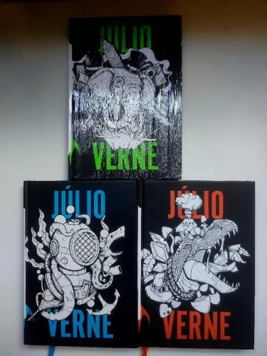 kit 3 Livros Júlio Verne Capa Dura