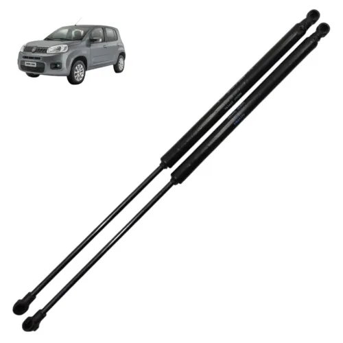 Par amortecedor tampa traseira Fiat Uno Vivace 2013 2014 15