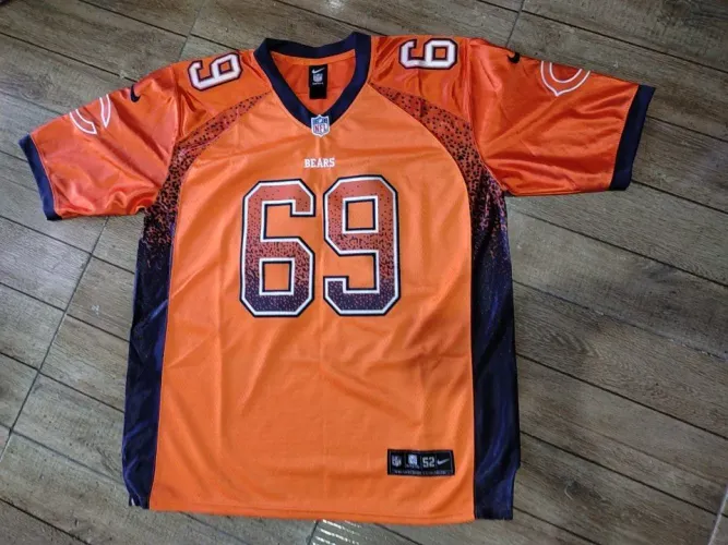 Camisa Chicago Bears #69 - Laranja e Azul NOVA NUNCA USADA TAMANHO 52