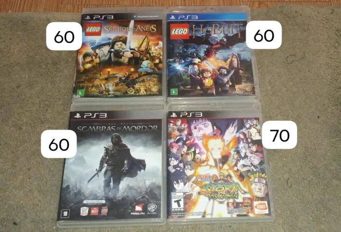 Jogos PS3 Lego e outros
